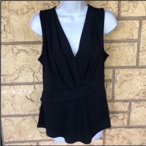 Banana Republic career Blouse Top Dress 
Size Small Navy Business casual